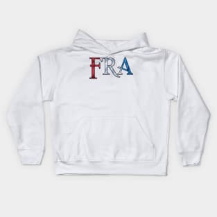 France Flag FRA Kids Hoodie